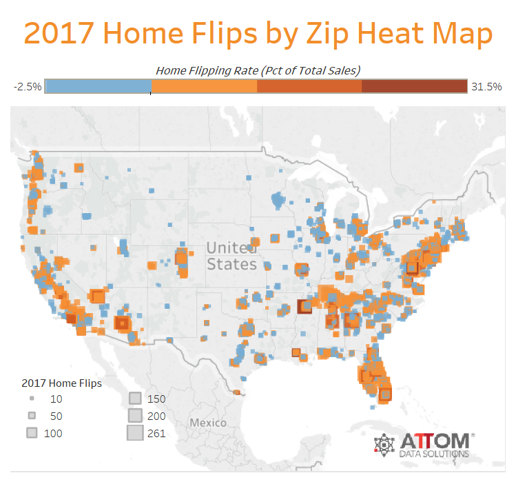 attom 2017 u s home flipping report 1