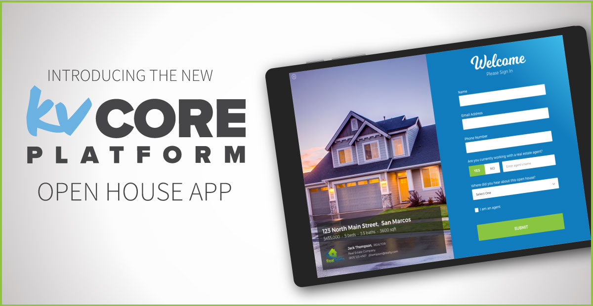 ire new kvcore open house app