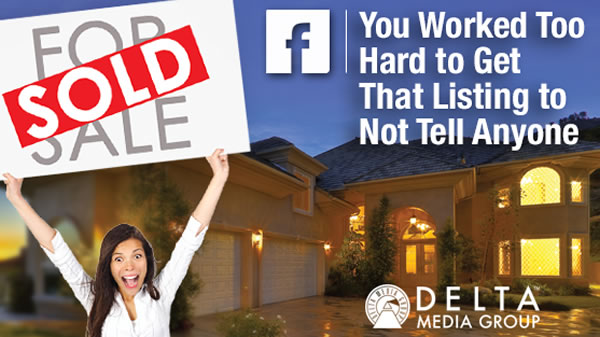 delta automatically post sold idx listings to facebook