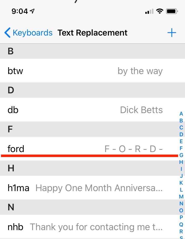dick betts run smartphone contacts ford2