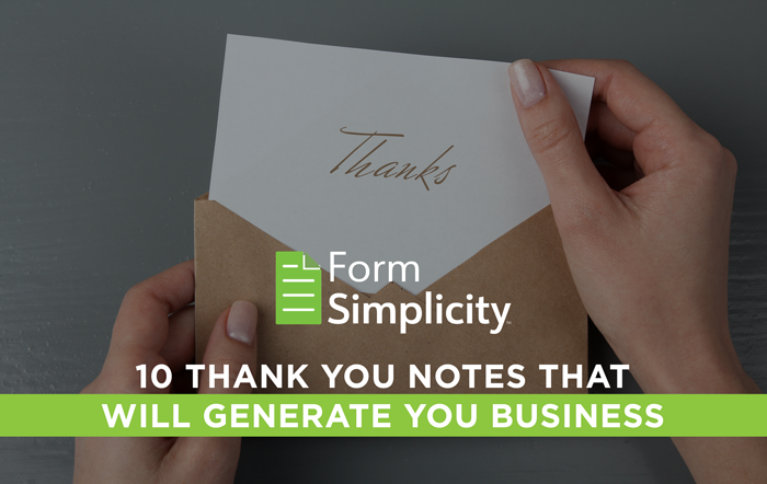 fs 10 thank you notes lead gen