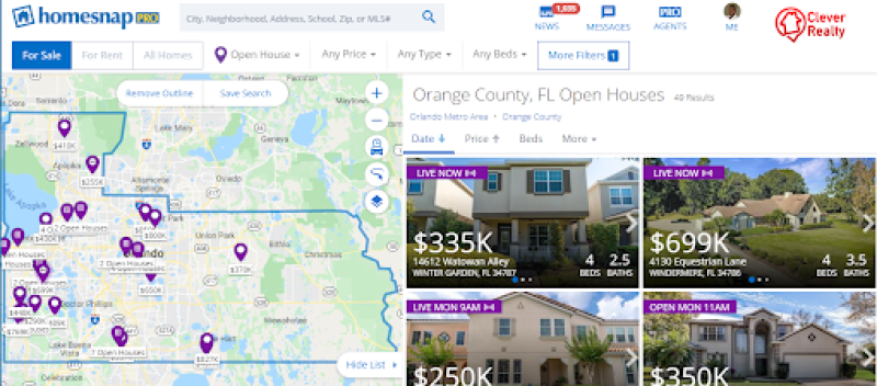 homesnap live open houses android ios 3