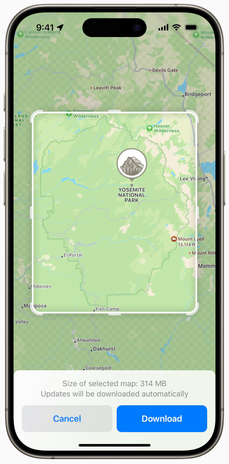 Apple iOS 17 Offline Maps